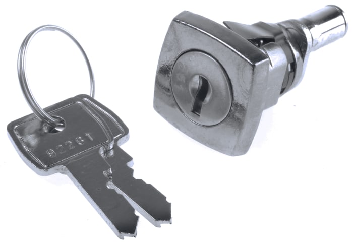 Euro-Locks a Lowe & Fletcher group Company Multi Drawer Lock, 23.5mm Panel-to-Tongue, 16.6 x 19.1mm Cutout, Key Unlock