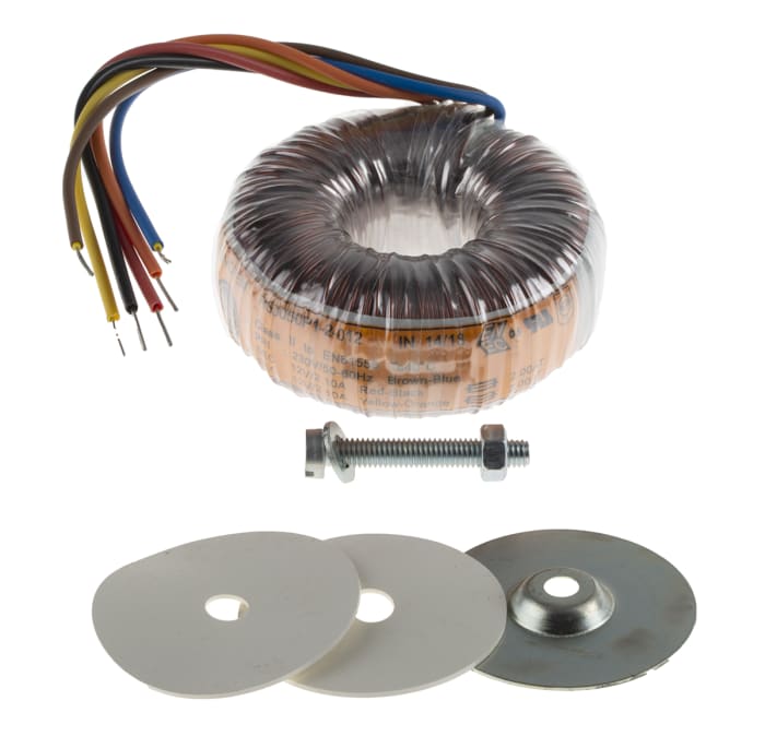 Transformateur torique Nuvotem Talema 2 sorties, 230V c.a. → 2 x 12V c.a., 50VA