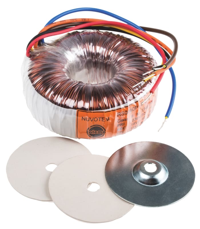 Transformateur torique Nuvotem Talema 2 sorties, 230V c.a. → 2 x 18V c.a., 50VA