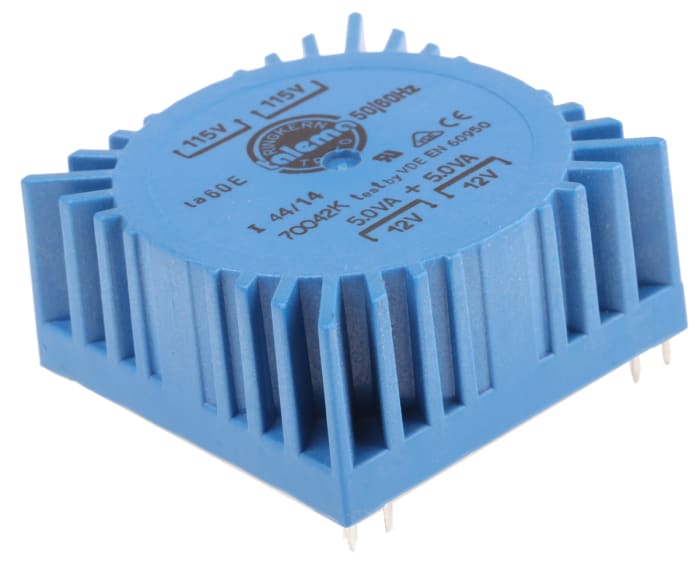Nuvotem Talema 115 V ac, 230 V ac, 2 x 12V ac Toroidal Transformer, 10VA 2 Output