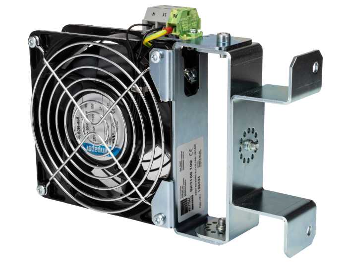 3108100 Rittal | Rittal SK Series Filter Fan, 24V dc, 160 m³/h Filtered ...