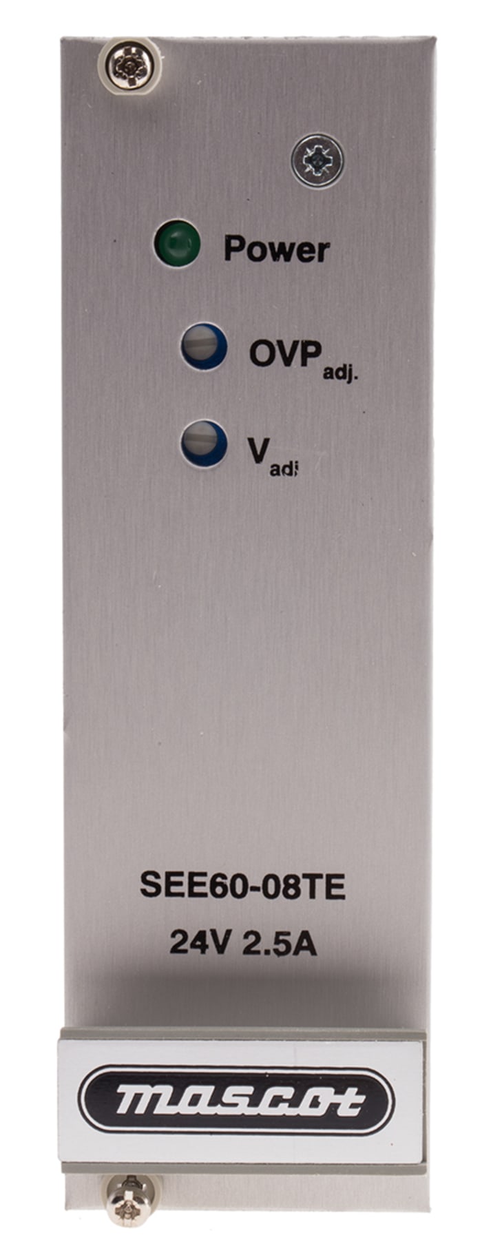 Mascot Embedded Switch Mode Power Supply SMPS, 6008000045, 24V dc, 2.5A, 60W, 1 Output, 187 → 264 V ac, 93.5