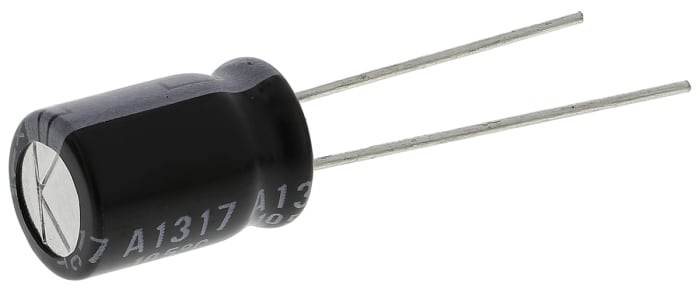 Condensateur Rubycon série YXF, Aluminium électrolytique 100μF, 50V c.c.