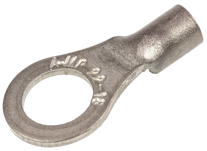 TE Connectivity, STRATO-THERM Insulated Ring Terminal, M5 Stud Size 22 AWG 16 AWG Wire Size, Grey