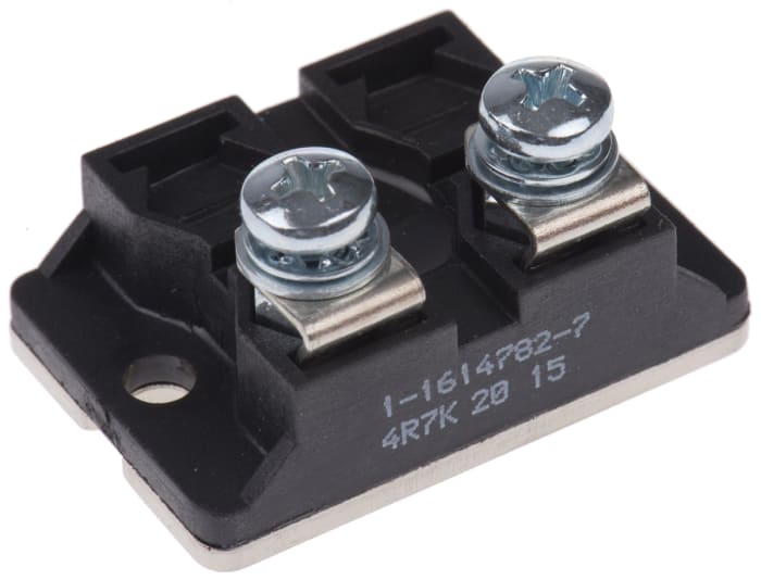 TE Connectivity, 4.7Ω 100W Thick Film Chassis Mount Resistor BDS2A1004R7K ±10%