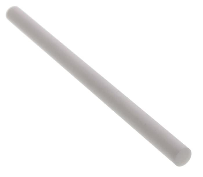 Machinable Glass Ceramic Rod, 100mm L, 6mm Diameter