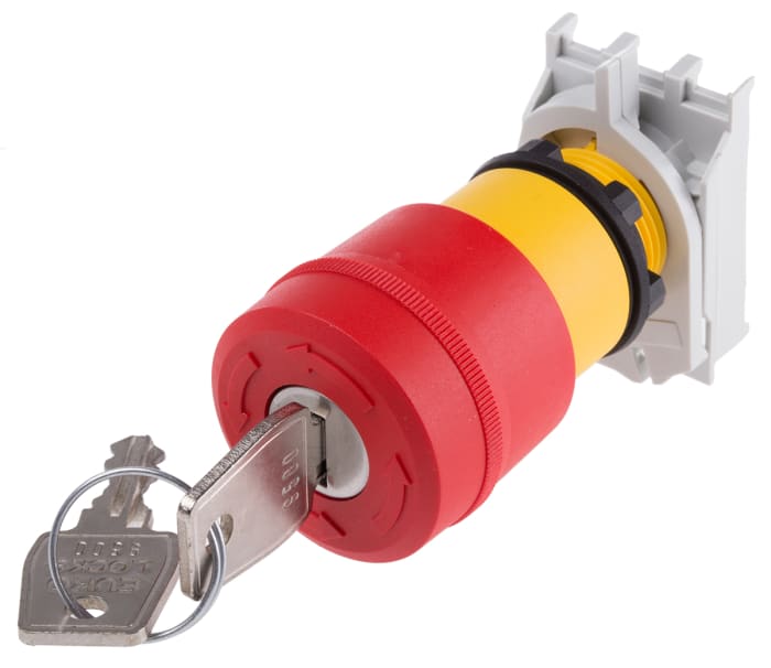 Bouton d'arrêt d'urgence EAO 44, Montage panneau, dia. 22.5mm