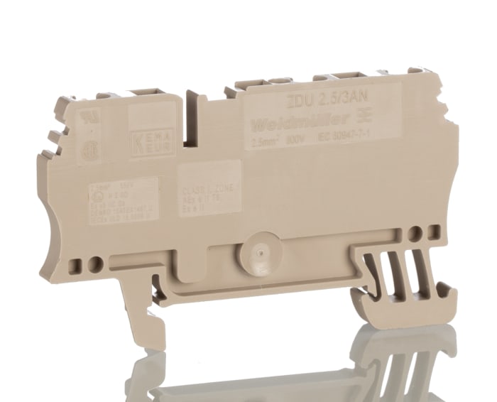 ZDU 2.5/3AN 1608540000 Weidmuller Weidmuller Brown ZDU Feed Through