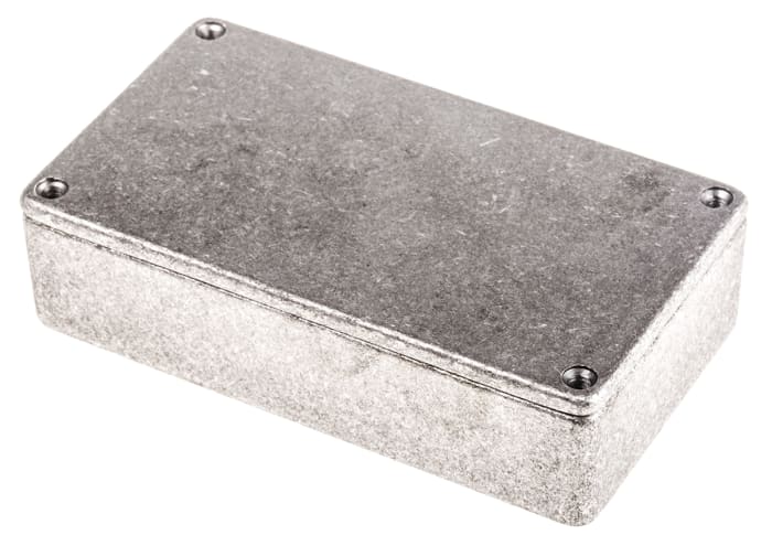 Caja CAMDENBOSS de Aluminio Presofundido Gris, 112 x 62 x 31mm, IP54, Apantallada