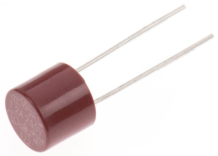 Littelfuse PC Board Non Resettable Fuse, Radial 2A, 250V ac