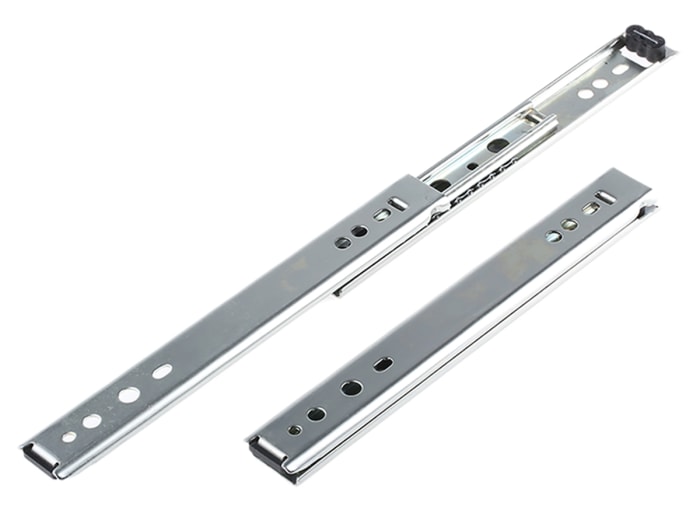 Rail pour rack Accuride DZ2601 en Acier, longueur 200mm, largeur 12.7mm, charge 16kg