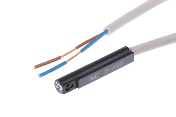 SMC D-A9 Series Reed Switch, 3m Fly Lead, Groove Mounted
