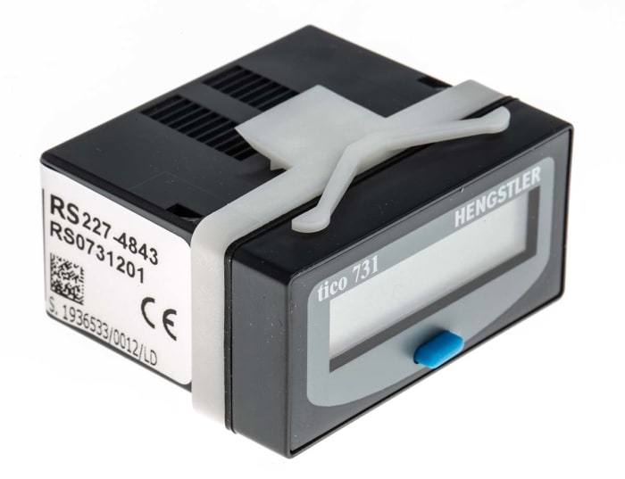 Compteur Hengstler TICO 731 Impulsions 12→24 V c.c. LCD 8 digits