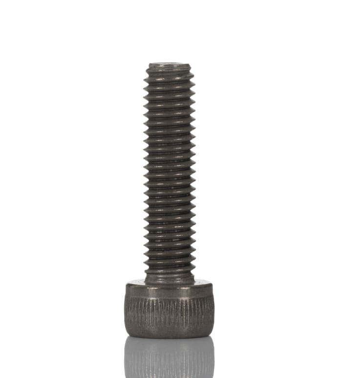Tornillo Allen de cabeza cilíndrica RS PRO, M5 x 20mm, paso de rosca 0.8mm, de Aleación de Titanio