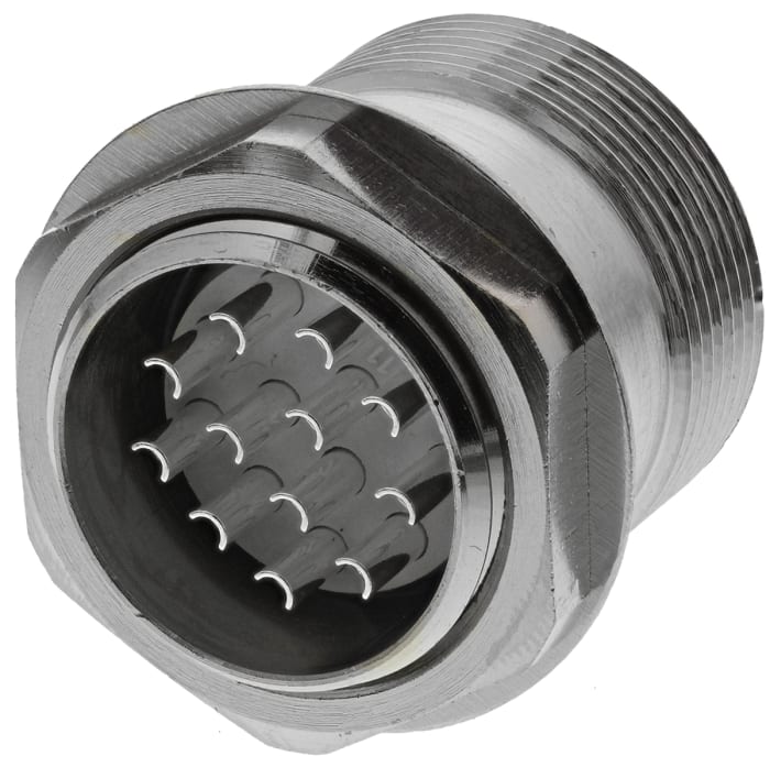 Conector DIN Macho Lapp serie R de 12 vías, 7.5A, 1,5 kV, IP65