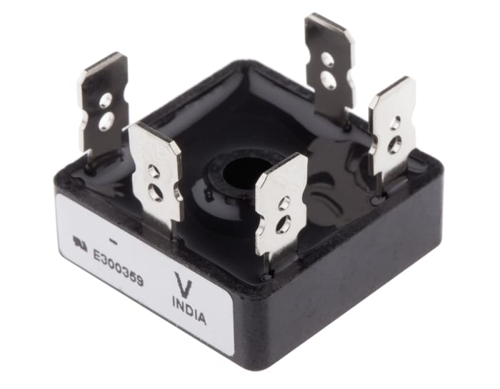 Vishay Bridge Rectifier, 35A, 1600V, 3-phase, 5-Pin