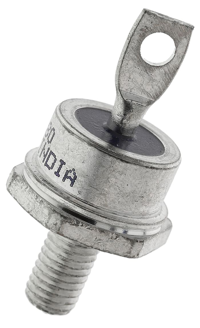 Diodo, VS-85HFR80, Rectificador de recuperación, 85A, 800V Conexión de silicio, DO-5, 2-Pines 1.2V