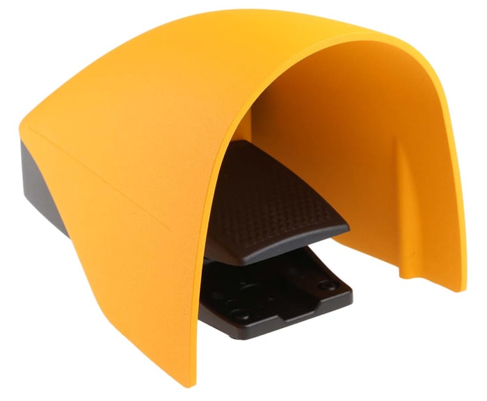 RS PRO Momentary Foot Switch - Die Cast Aluminium Case Material, DPDT, 21 A Contact Current, 250V Contact Voltage