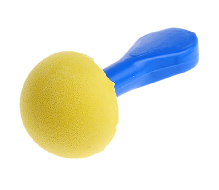 3M E.A.R Express Series Blue, Yellow Reusable Uncorded Ear Plugs, 28dB Rated, 100 Pairs