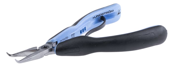 Lindstrom Long Nose Pliers, 155.5 mm Overall, Straight Tip, 29mm Jaw, ESD