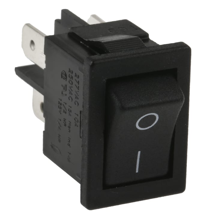 Interruptor de balancín, H8550VBACA, Contacto DPST, On-Off, 10 A, No
