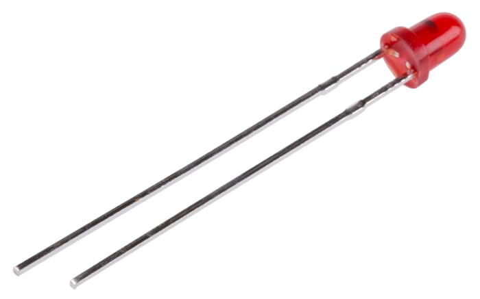 Kingbright14 V Red LED 3mm Through Hole, Blinking L-36BID