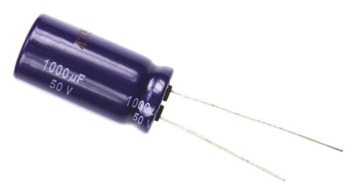 Panasonic 1000μF Aluminium Electrolytic Capacitor 50V dc, Radial, Through Hole - ECA1HM102