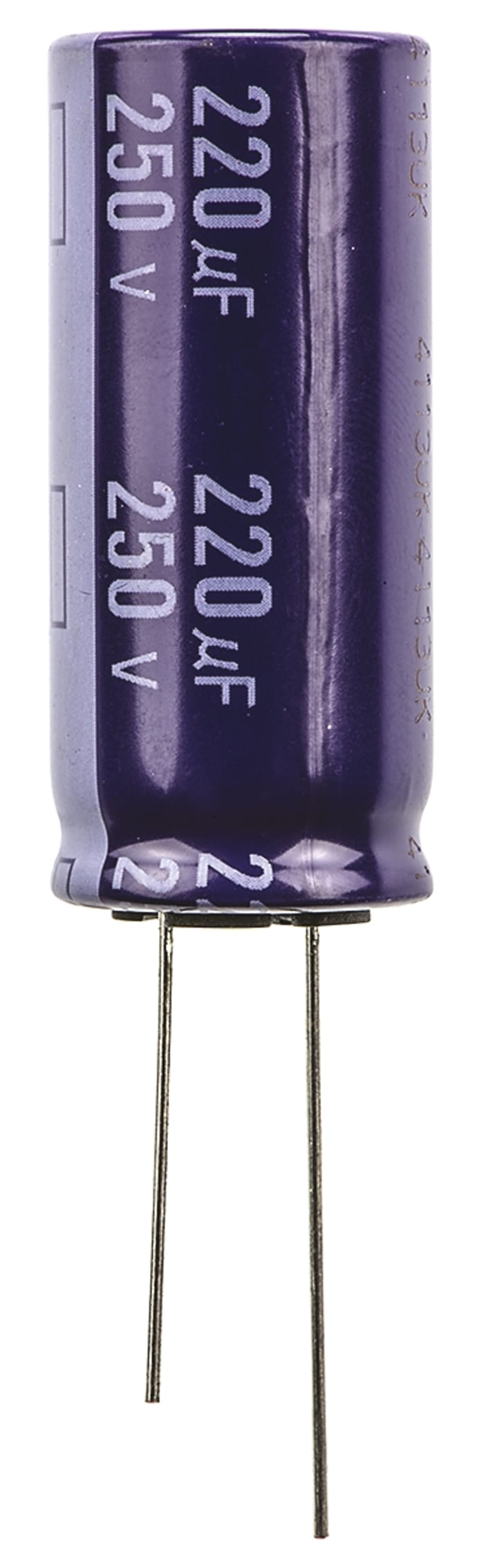 Panasonic 220μF Aluminium Electrolytic Capacitor 250V dc, Radial, Through Hole - ECA2EM221