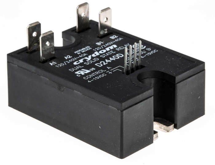 Sensata Crydom Solid State Relay, 40 A Load, Surface Mount, 280 V Load, 15 V Control