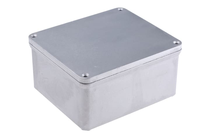 Caja RS PRO de Aluminio Presofundido Plateado, 96 x 160 x 185mm, IP65