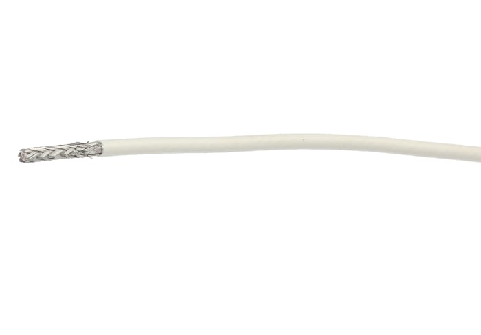 TE Connectivity White 0.96 mm² Hook Up Wire, 20 AWG, 19/0.25 mm, 100m, Polyalkene Insulation, 44A1111-20-9-9