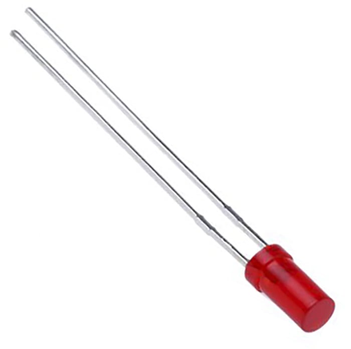 LED Rouge, Traversant, 3 mm (T-1), 2 V
