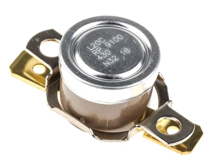 Honeywell Bi-Metallic Thermostat, Opens at +20°C, Closes at +10°C, +186°C Max, NC, Automatic Reset