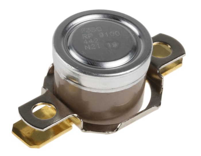 Honeywell Bi-Metallic Thermostat, Opens at +20°C, Closes at +35°C, +186°C Max, NO, Automatic Reset