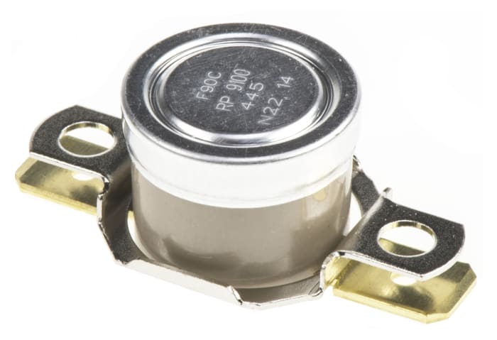 Honeywell Bi-Metallic Thermostat, Opens at +75°C, Closes at +90°C, +186°C Max, NO, Automatic Reset