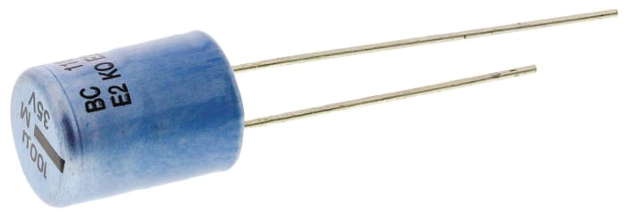 Vishay 100μF Aluminium Electrolytic Capacitor 35V dc, Radial, Through Hole - MAL211650101E3