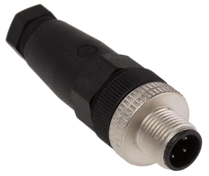 Hirschmann Circular Connector, 4 Contacts, Cable Mount, M12 Connector, Plug, Male, IP67, E Series