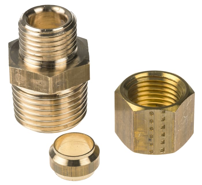 Rovné sešroubování, 1/2"BSPT, 10mm