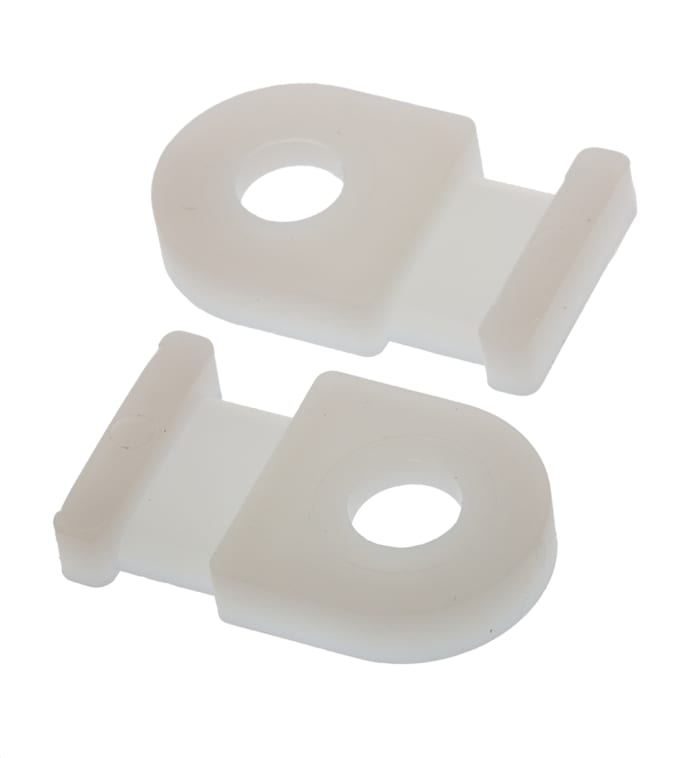 HellermannTyton, Doğal, Kroşe (Bağ Montajı için), 20,5mm x 12,5 mm, 5mm Maks. Bağ Genişliğine Uygun
