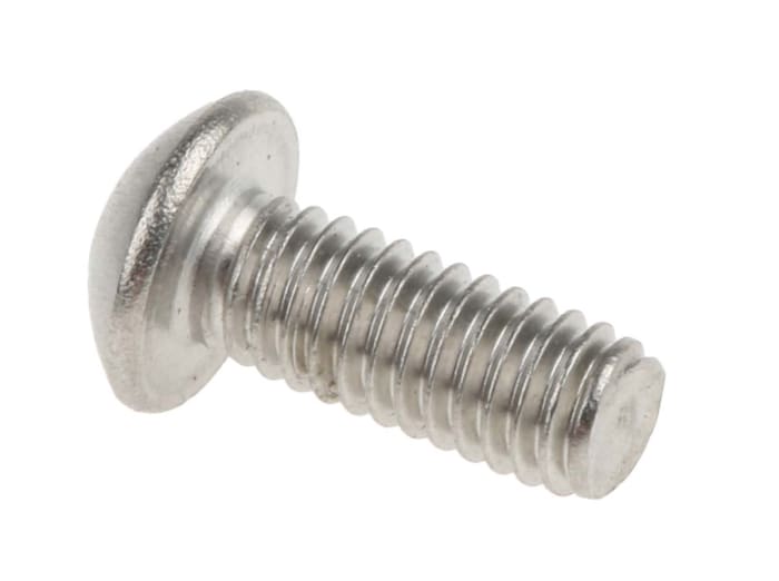 RS PRO Stainless Steel Hex Socket Button Screw, ISO 7380, M4 x 10mm