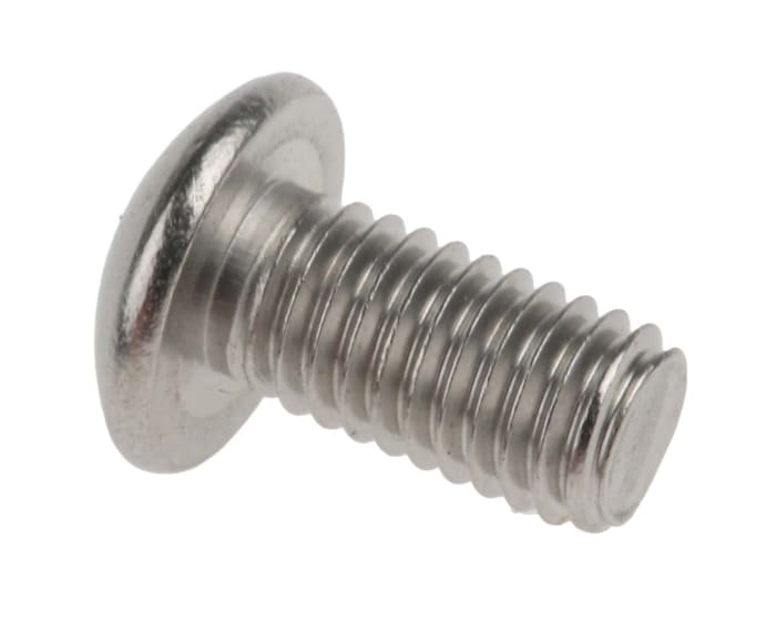 RS PRO Stainless Steel Hex Socket Button Screw, ISO 7380, M5 x 10mm