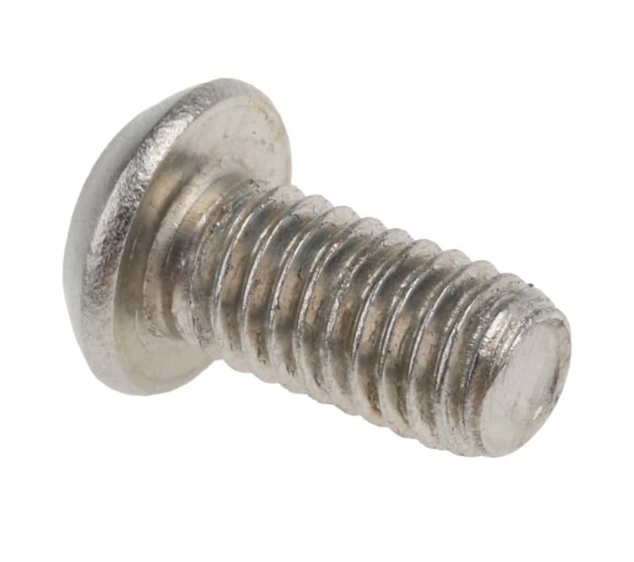 RS PRO Stainless Steel Hex Socket Button Screw, ISO 7380, M6 x 12mm