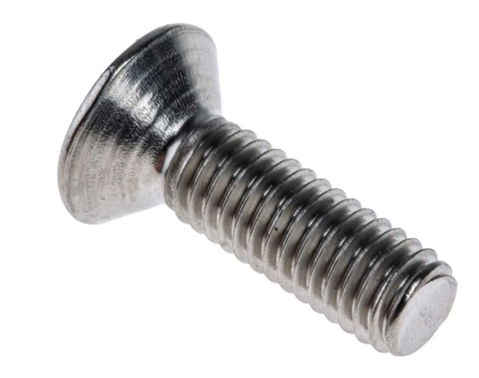 RS PRO Stainless Steel Hex Socket Countersunk Screw, ISO 10642, M6 x 20mm