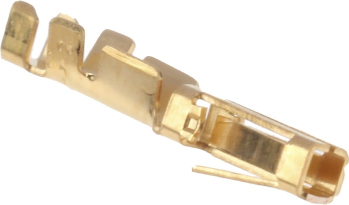 TE Connectivity AMPMODU MOD II Series Female Crimp Terminal, 26 AWG Min Crimp, 22 AWG Max