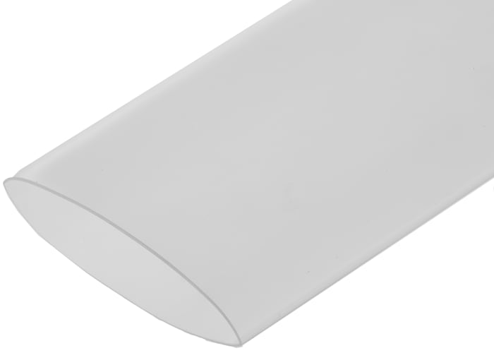 TE Connectivity Heat Shrink Tubing, Clear 24mm Sleeve Dia. x 1.2m Length 3:1 Ratio, RNF-3000 Series