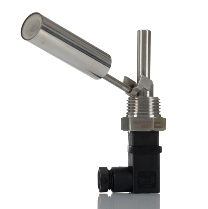 RS PRO Side Mounted Stainless Steel Float Switch, Float, 500mm Cable, NO, 300V ac Max, 350V dc Max