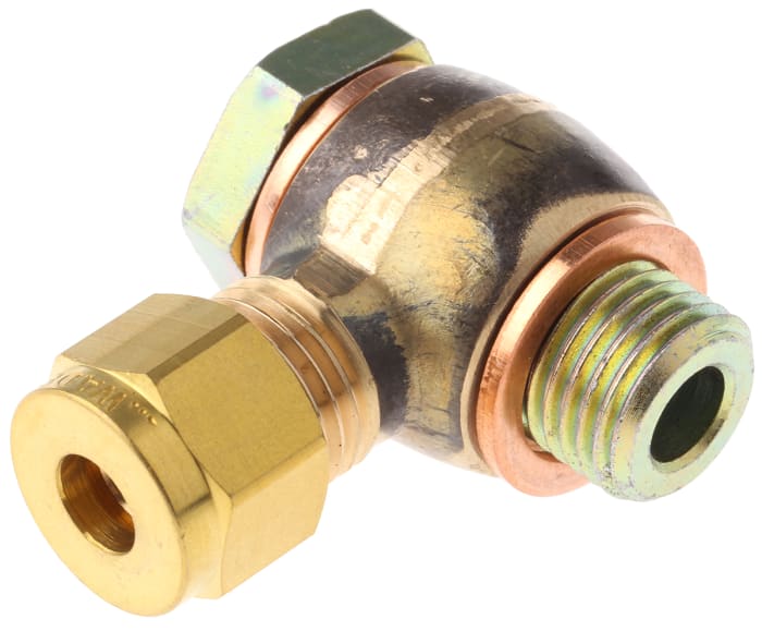 WU3503 Wade Wade Brass Compression Fitting, Straight Coupler 234