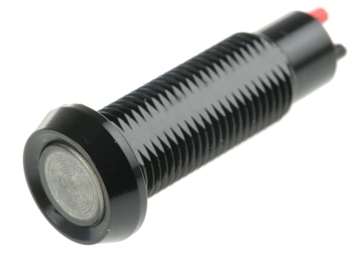 Marl Green Panel Mount Indicator, 5V dc, 8.1mm Mounting Hole Size, Solder Tab Termination