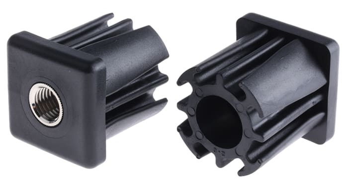 RS PRO Square Nylon Tube Insert, 1200kg Static Load Capacity
