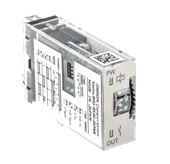Omron H3RN Series Plug In Timer Relay, 12V dc, 1-Contact, 0.1 s → 10min